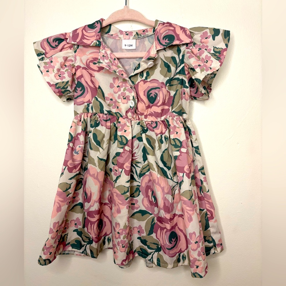 9-12m floral dress/tunic